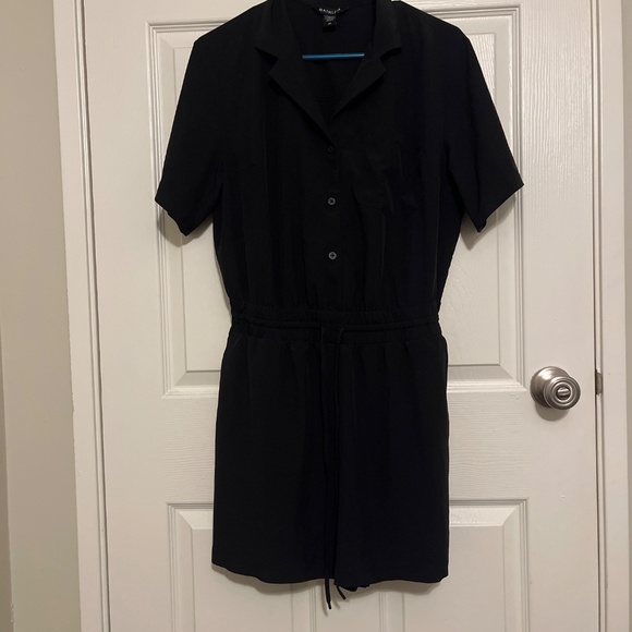 Athleta Avenue Romper Black - Picture 2 of 3